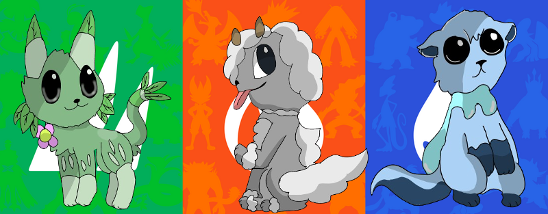 Kmat201's tweet photo. @green_gbcolor I just added the background but these are my starters, not as good as everyone else's but I like them https://t.co/D1OlZSZ3iI