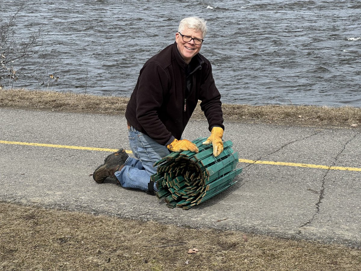 Putting snow fence away for the season; the natural circle of life for the trail.  Hopefully it will have more snow to capture and retain next season because it is an enormous effort to put up and take down by our amazing team of volunteers.   But it is most certainly worth it!