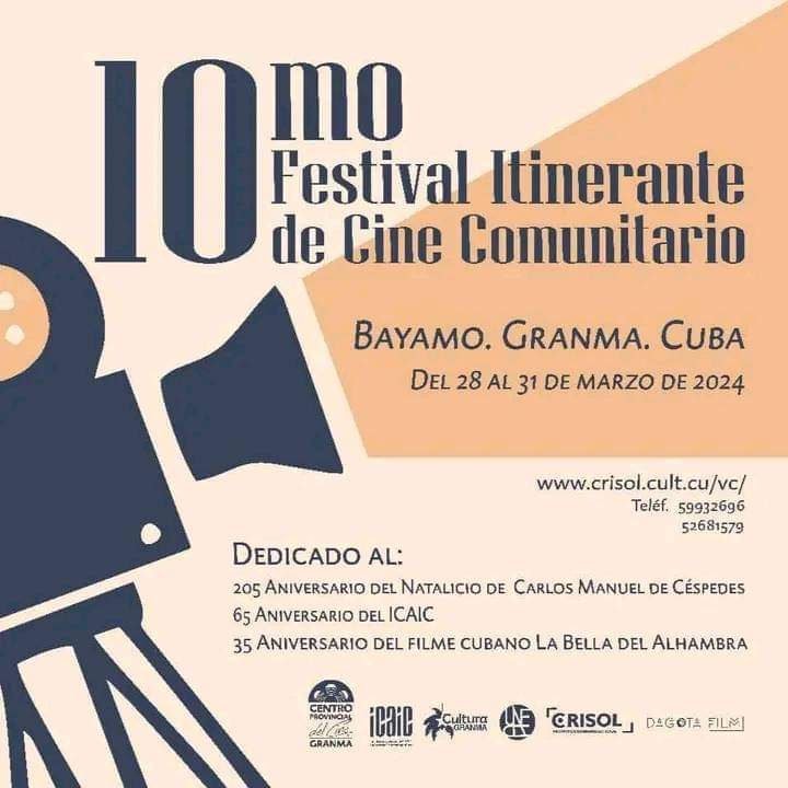 👉Cuatro importantes eventos del sistema de la #CulturaGranma se desarrollarán en este mes. Cada uno de ellos dedicados al Aniv 205 del Natalicio del Padre de la Patria. Digno homenaje de la cultura granmense al patricio bayamés en esta gran celebración. 
#CéspedesContigo