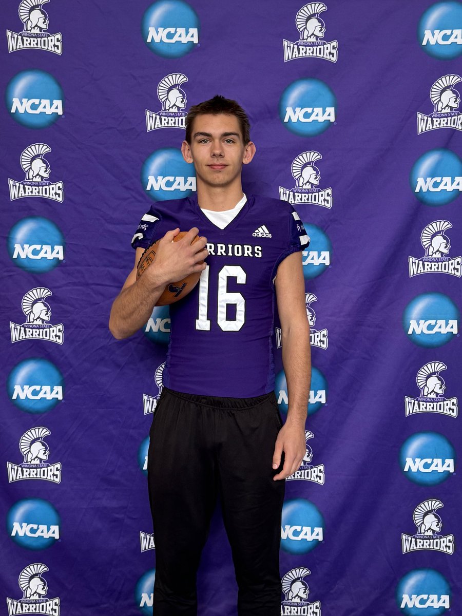 Had a great Junior Day! Thank you <a href="/WinonaState_FB/">Winona State Football</a> <a href="/CoachParnell/">A.J. Parnell</a> <a href="/Coach_Bergy/">Brian Bergstrom</a>