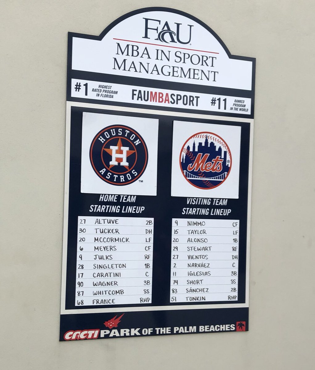 Back to the ballpark tonight-Astros vs Mets #Relentless