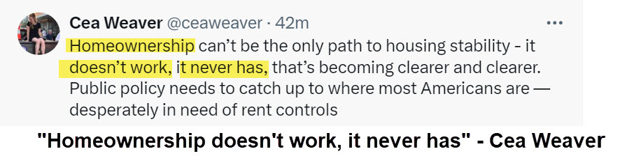 <a href="/amkorchak/">Ann Korchak</a> <a href="/TheRealSPONY/">SPONY Small Property Owners of New York</a> <a href="/nypmetro/">New York Post Metro</a> When a White woman who is a paid lobbyist says to Blacks and Chinese that owning a home is a bad thing - take her for exactly who she really is. She's never had laws made against her people to ban them from owning property, we have.