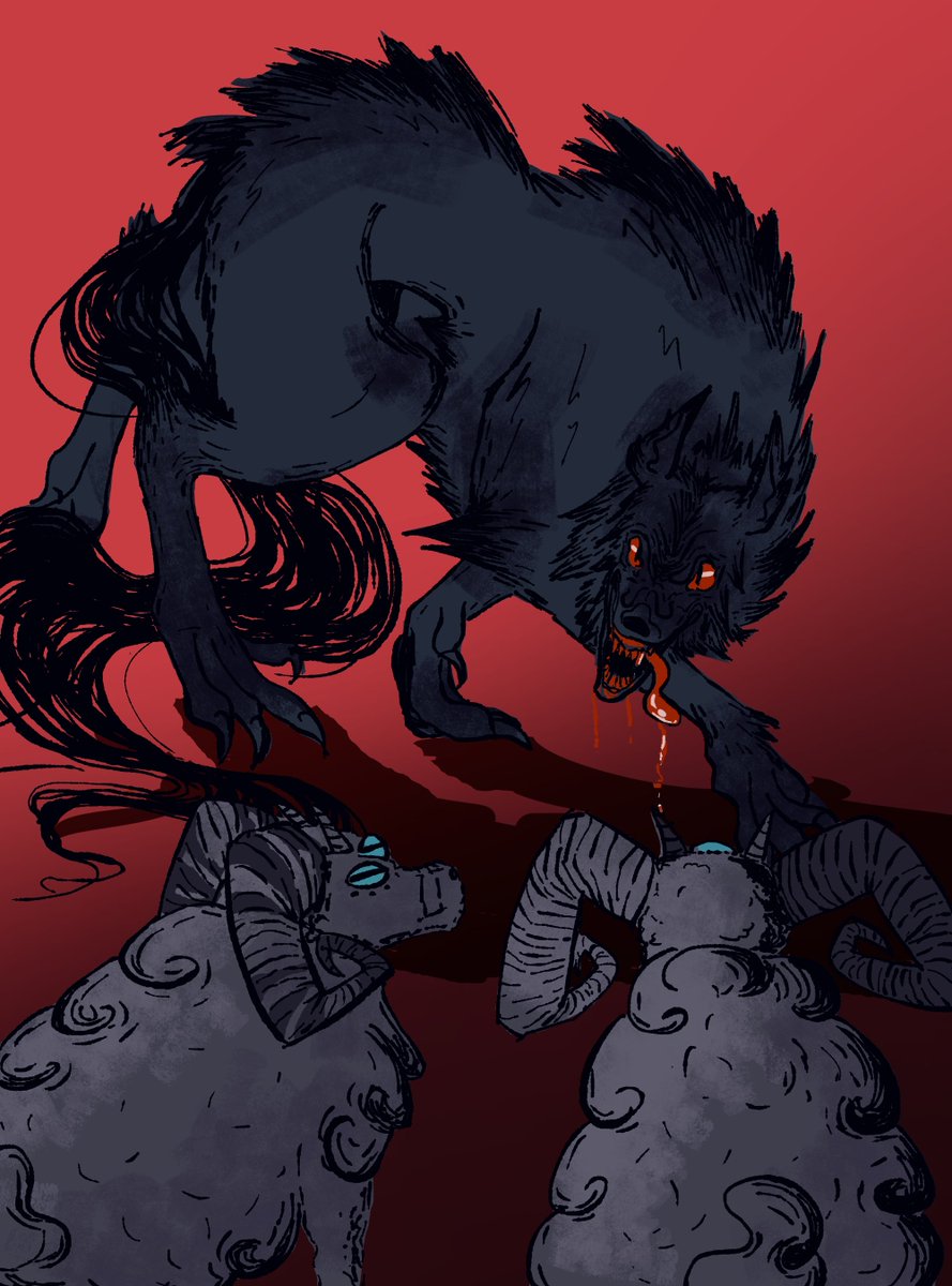 kingaismicro's tweet photo. Hi all. New illustration with the #bigbadwolf 
#wolf #illustration #characterdesign #characterillustration #Illustrator https://t.co/roVq7gGxJh