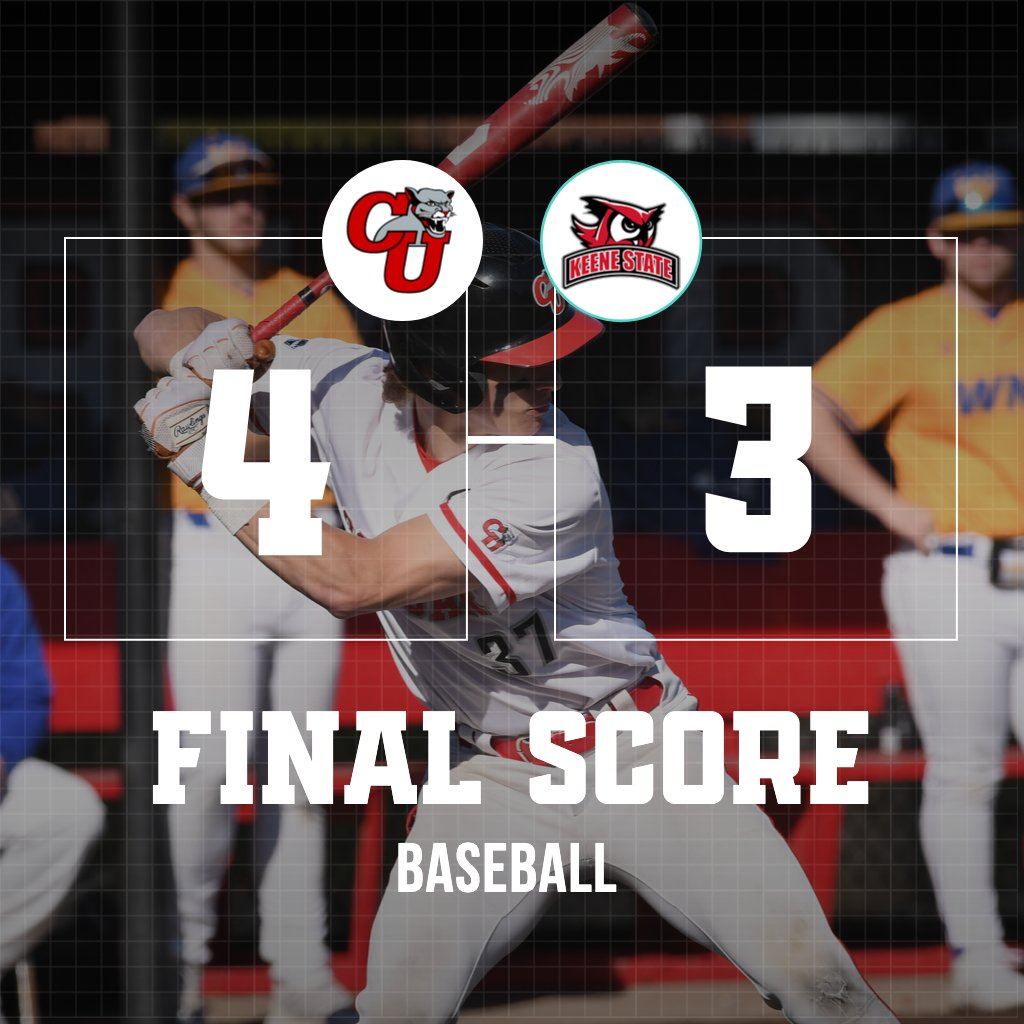 ClarkAthletics's tweet image. Baseball Sweeps Keene State on Saturday Afternoon
Game 1: Clark 4, Keene State 3
Gitlin: 7.0 IP, CG, 5 K
Hollinrake: 2 RBI
Mariani: 2 H, 2 R
Game 2: Clark 7, Keene State 5
Flaherty: 5.0 IP, 5 K
Doran: 2 H, 2 RBI
Sullivan: 2B, 2 RBI
📰 tinyurl.com/mtw7busn
#RollCougs