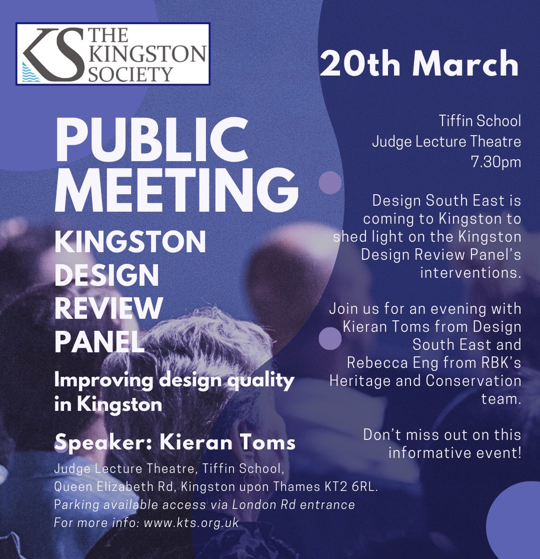📢 Curious about the Kingston Design Review Panel’s role in shaping our community’s architecture? Join us for an evening with #DesignSouthEast and Rebecca Eng from @RBKingston Heritage & Conservation team.! #DesignKingston #Architecture @DesignSouthEast