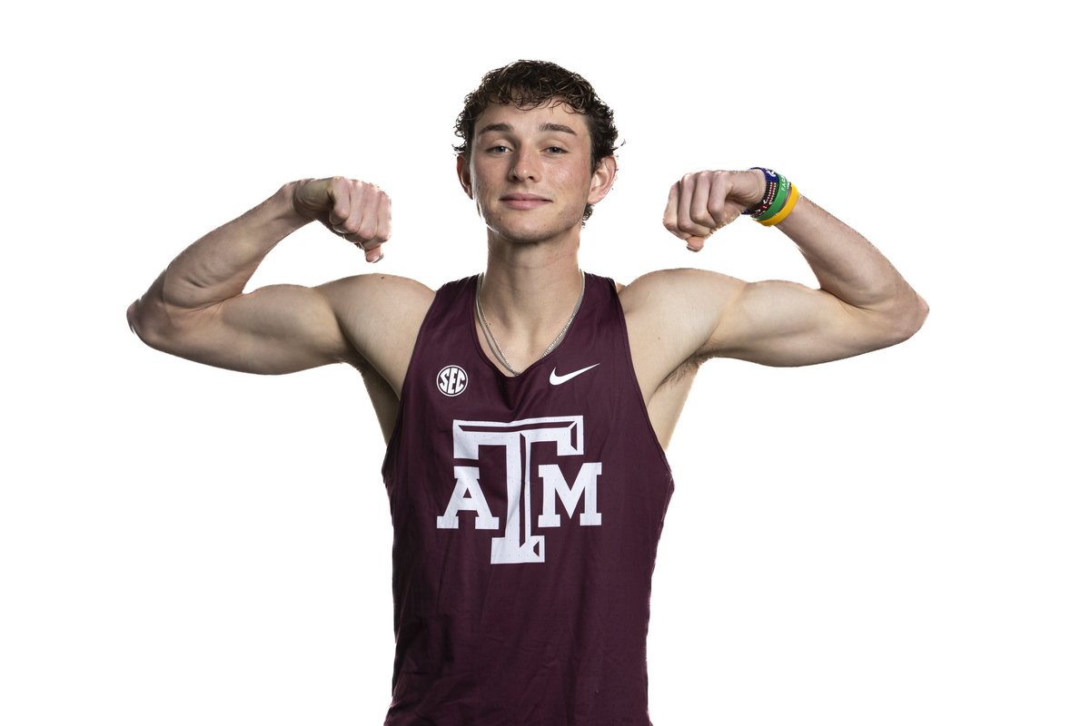 aggietfxc's tweet photo. CB showing out in the men’s high jump ‼️

Carter leapt a huge personal best of 2.25m/7-4.5 which moves him up to No. 3 all-time in A&amp;M history 😤

#GigEm // #AggieTF // 📊 https://t.co/BieyG4PqLV https://t.co/ukhCqUZiDM