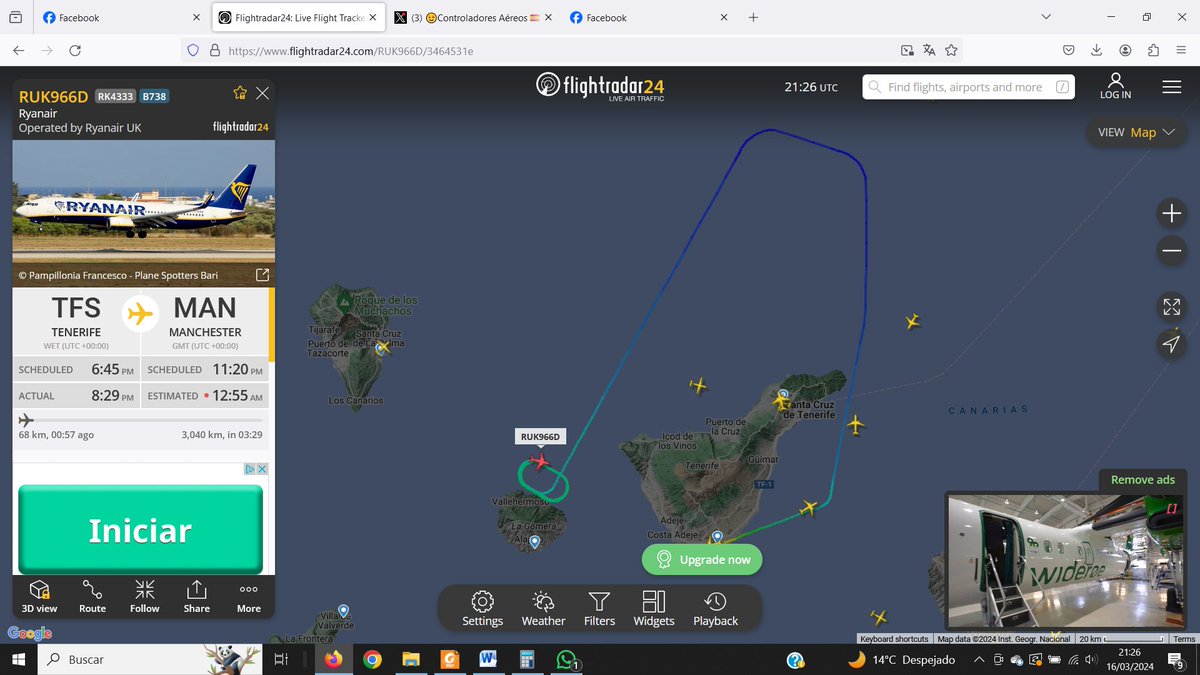 ea8tc's tweet photo. . @controladores alguna explicación para esto??? RUK966D https://t.co/tFvyVTAyju