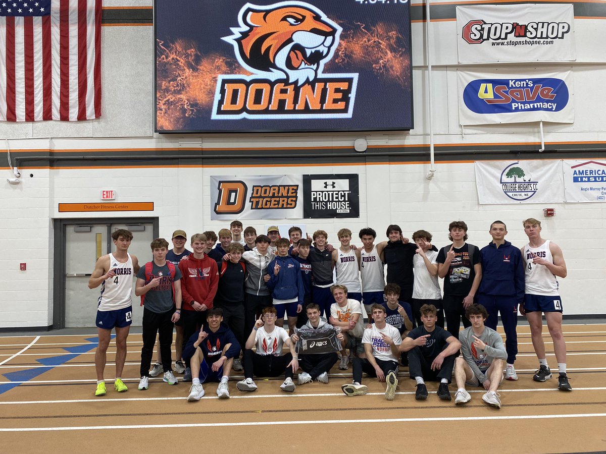 NorrisTitansTF's tweet photo. Boys are champs and girls are runners-up at the Doane Invite! Tremendous efforts by both teams and a great day! Thank you @DoanTrackXC for putting on an excellent meet as usual! https://t.co/b88qg4XlHQ