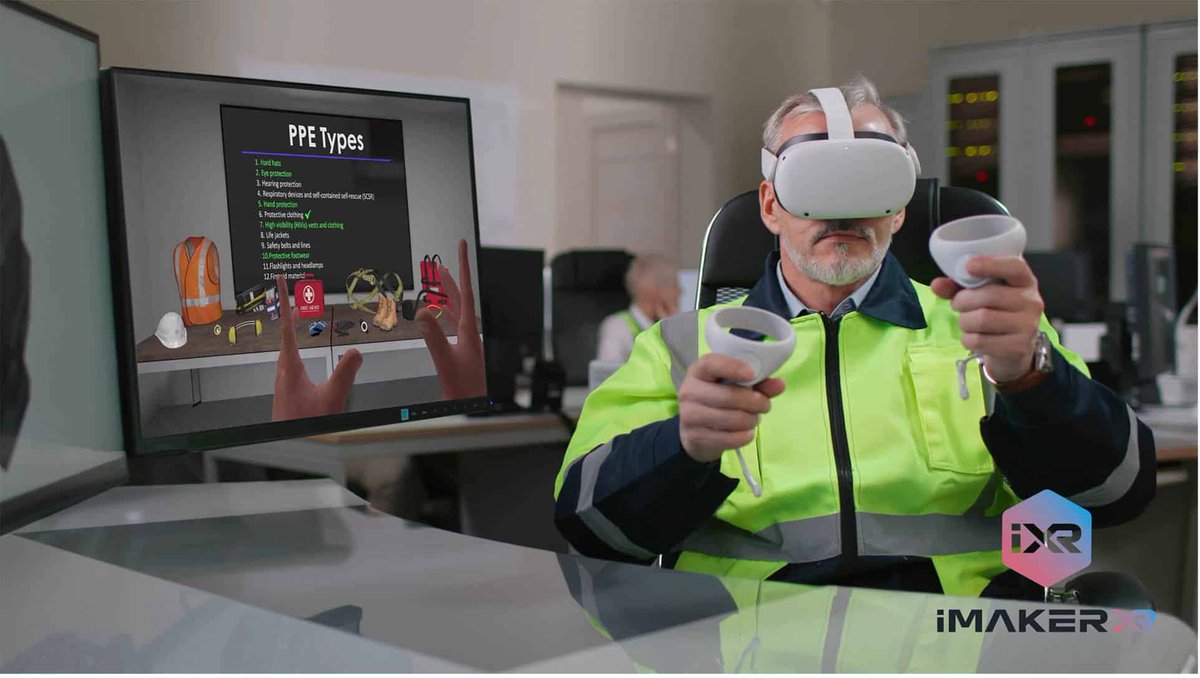 iMakerXR's tweet image. 🌟 Dive into the future of training with VR! Explore how virtual reality is transforming health and safety training in our latest article
➡️ imakerxr.com/blog/virtual-r…

#VRTraining #SafetyFirst #iMakerXR #Metaverse #AppleVisionPro
