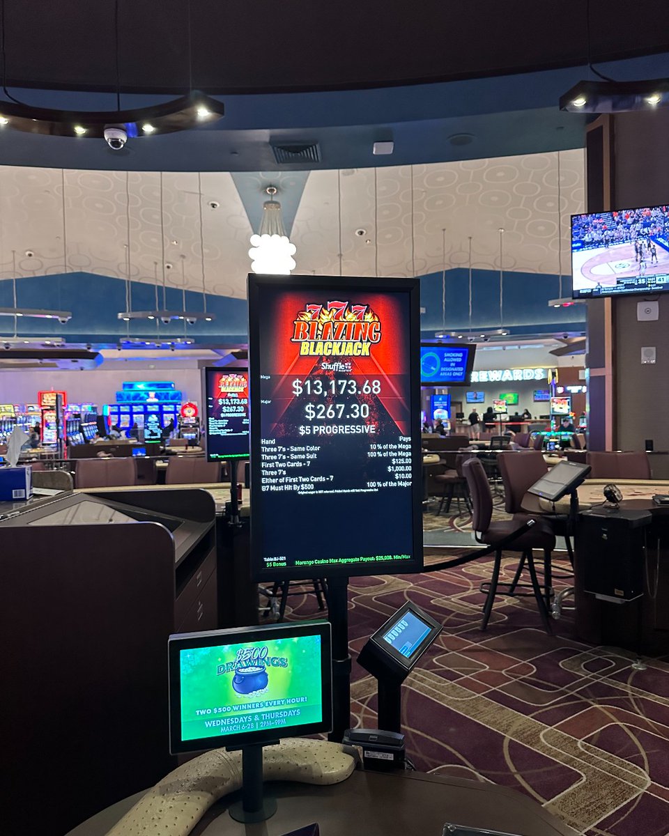 MorongoCasino's tweet image. Feeling lucky this St. Patrick's weekend?🤑 Our table games are waiting for you with over $554K+ in progressives! 🍀

Click the link below for info on our other table games &amp;amp; current progressive updates. 
bit.ly/41cv2ZE
#morongo #casino #tablegames #poker #blackjack