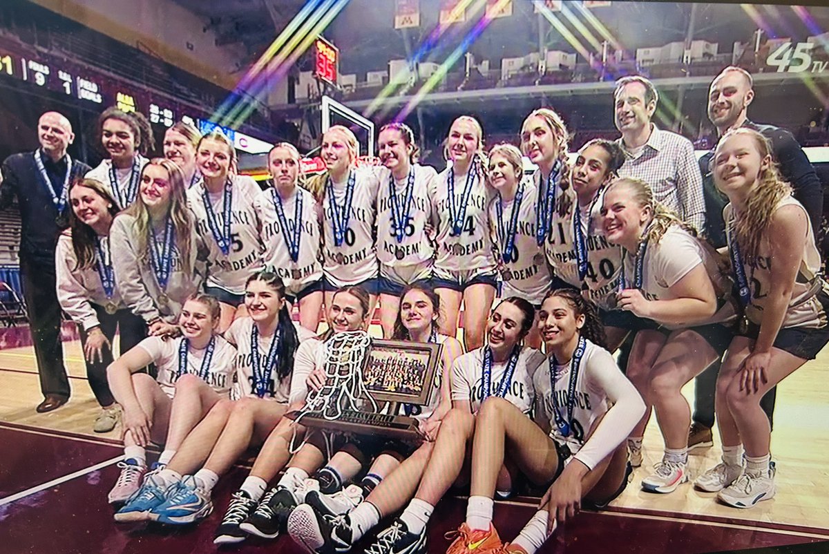 Chaz Mootz (@chazmootzccx) on Twitter photo Three-peat for <a href="/PA_GirlsHoops/">Providence GirlsHoop</a>, the Lions defeat Albany in the Class 2A state championship, 81-78.
Providence is now the fifth team in MSHSL girls bball history to win three straight state titles. (New York Mills 77-79, MPLS North 03-05, DeLaSalle 11-13, and Hopkins 11-13). Three-peat for <a href="/PA_GirlsHoops/">Providence GirlsHoop</a>, the Lions defeat Albany in the Class 2A state championship, 81-78.
Providence is now the fifth team in MSHSL girls bball history to win three straight state titles. (New York Mills 77-79, MPLS North 03-05, DeLaSalle 11-13, and Hopkins 11-13).
