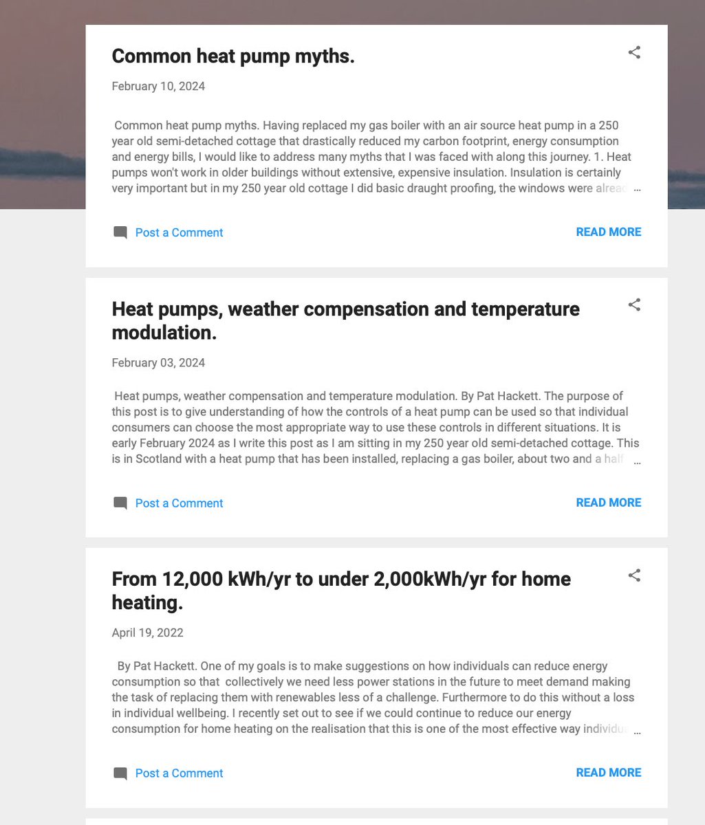 EnergyPorty's tweet image. Inspirational visit to Pat and his heat pump. Energy usage and costs have reduced since installing the heat pump and this is with cheap insulation and minimal changes to his 250-year-old home. It is very silent. More #mythbusting: towardsnetzero.blogspot.com #edinburgh