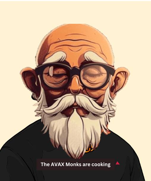 trucker1402's tweet photo. New on line!!! Support the old monk and let's launch it together! ↗️↗️↗️ @AvaxMonks #AMONX ! https://t.co/laEjVUjB8x