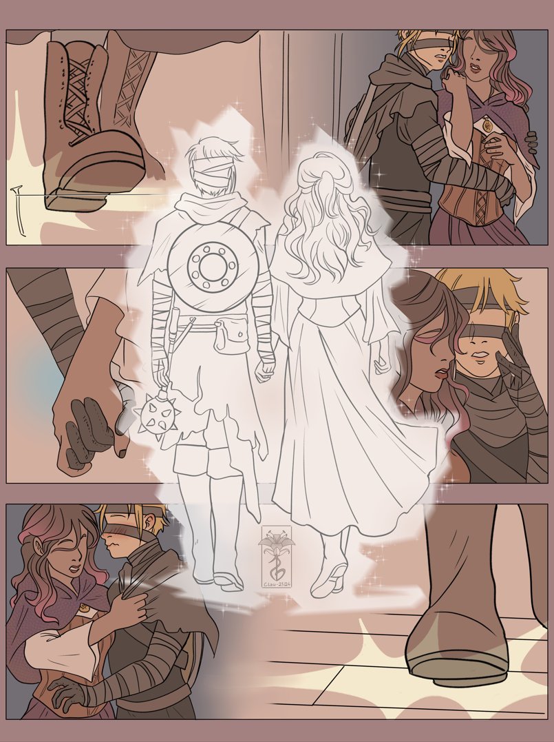 WaywardBeat's tweet photo. holding hands while going undercover invisible mission
my Andrea and @whatsabench Solvi
#dnd #dndoc #oc https://t.co/zHYJSXX5l5
