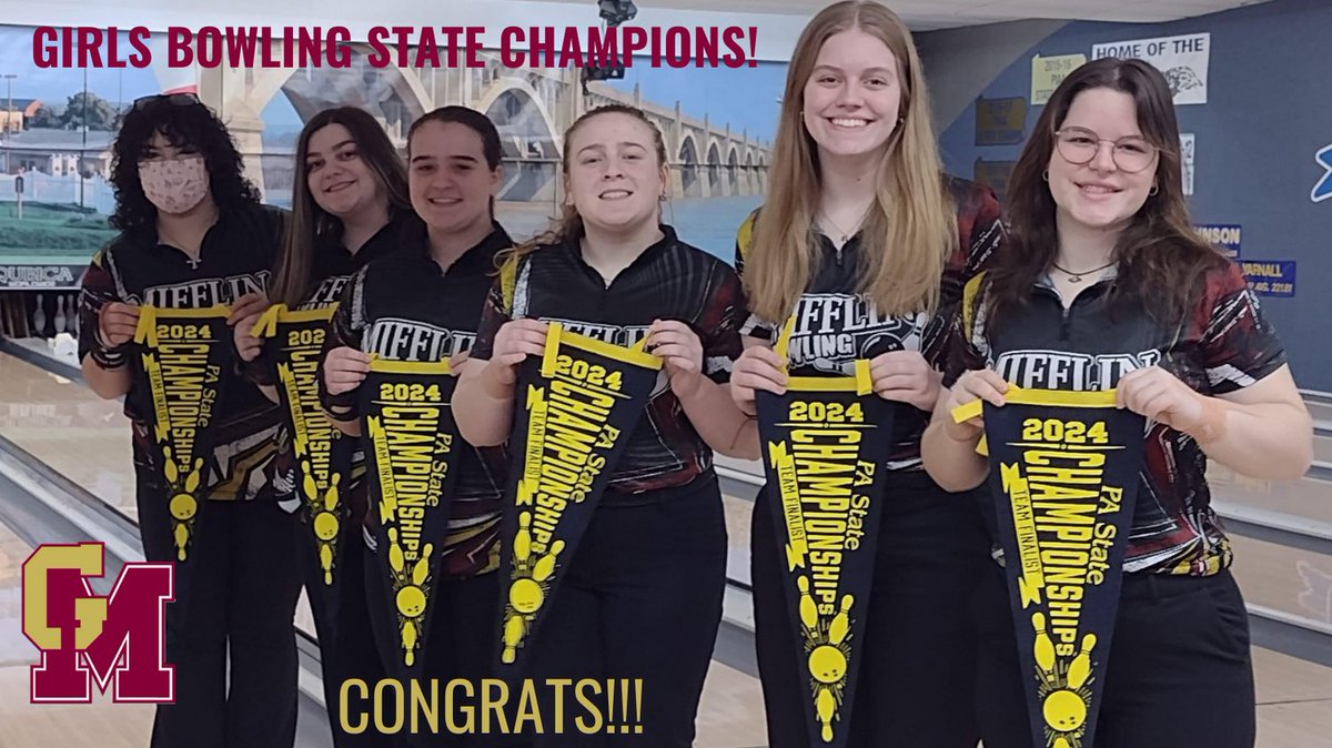 Our Girls Bowling Team won the State Championship today! Great job Girls! 🥇🏆