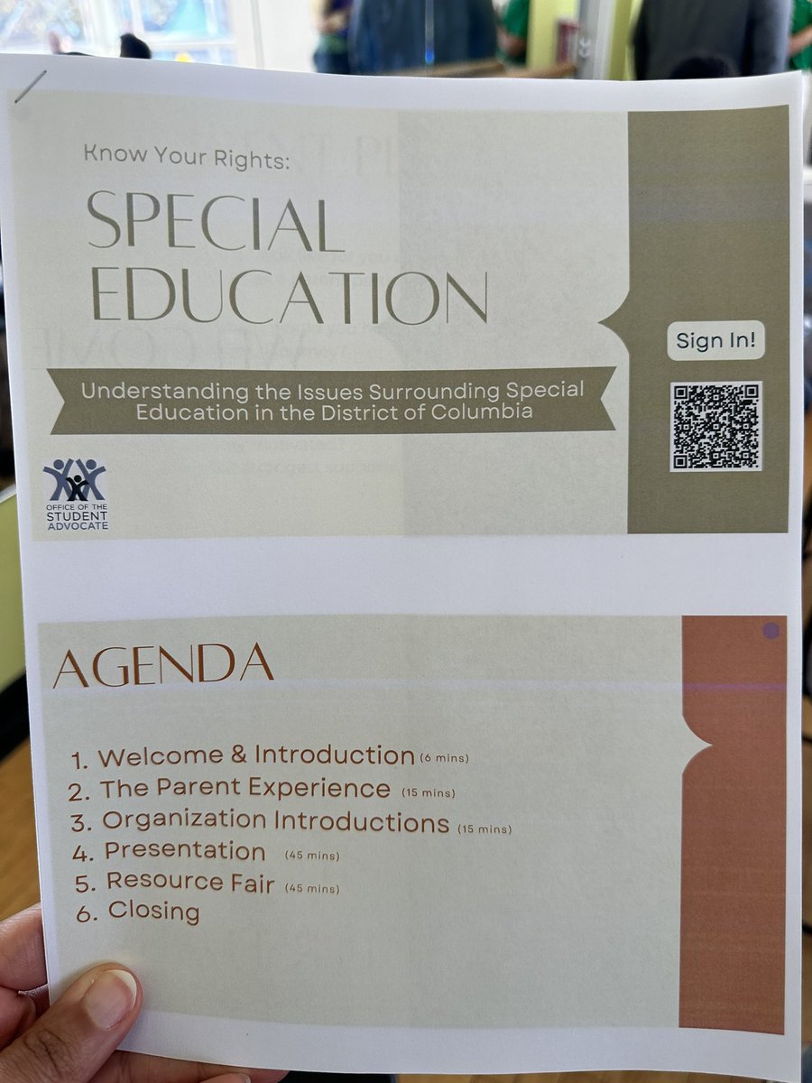 dcpave's tweet image. We had a great time this morning at @DC_Advocate’s Know Your Rights SpEd Workshop at @DCDPR’s Trinidad Rec Center. Two of our dynamic Citywide PLE board members, @AndyLyn81 and @MrsTyAndrews, were 🔥 on the parent panel! They dropped so many gems on how to navigate the system 👏🏽