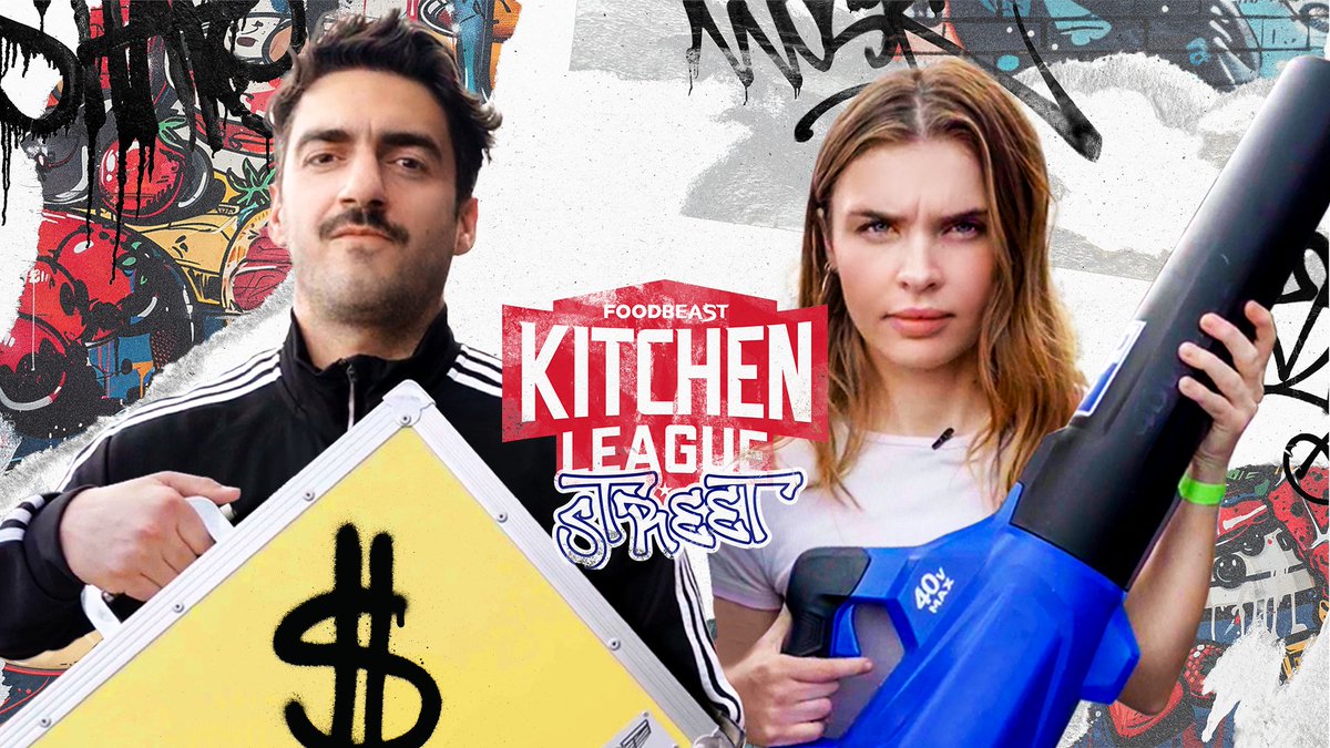 foodbeast's tweet photo. Teamed up with @Samwitchx to challenge strangers to cook! 🍳 

THE PRIZE: Whatever's in the briefcase 💵💵💵 https://t.co/YOX4DGfDqB