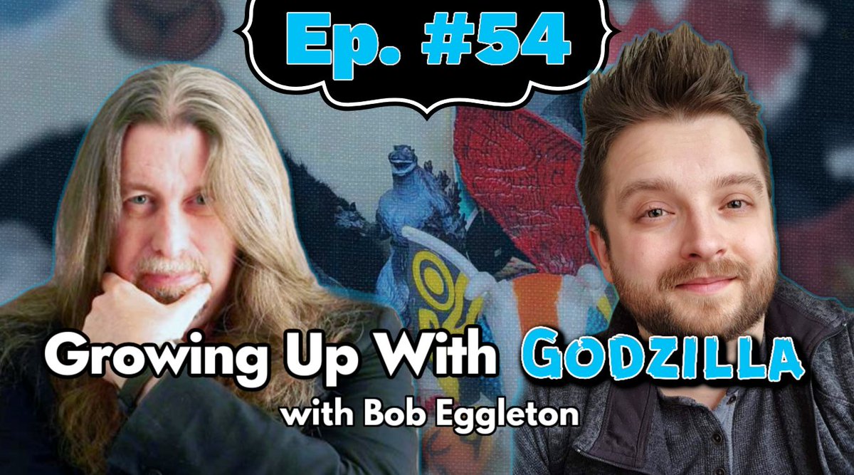 Tomorrow on Growing Up with #Godzilla, iconic sci-fi/fantasy artist, @BobEggleton1, joins me for an awesome conversation about Godzilla hype in the 70's, fan perception, artistic best practices & much more! Watch here: youtu.be/vF4uvXdCcjQ?si…