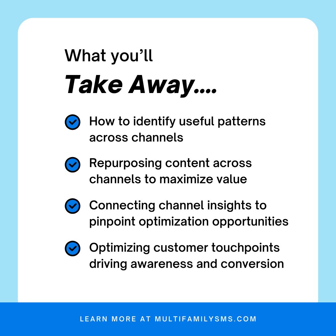 We're so pumped to hear Dale Bertrand speak in his #MultifamilySMS keynote ⭐️ We'll learn from a 20-year marketing veteran how to amplify your impact across channels without increasing your workload. 

Mark your agendas for Friday, March 22nd from 9:00 AM - 9:45 AM 🗓
