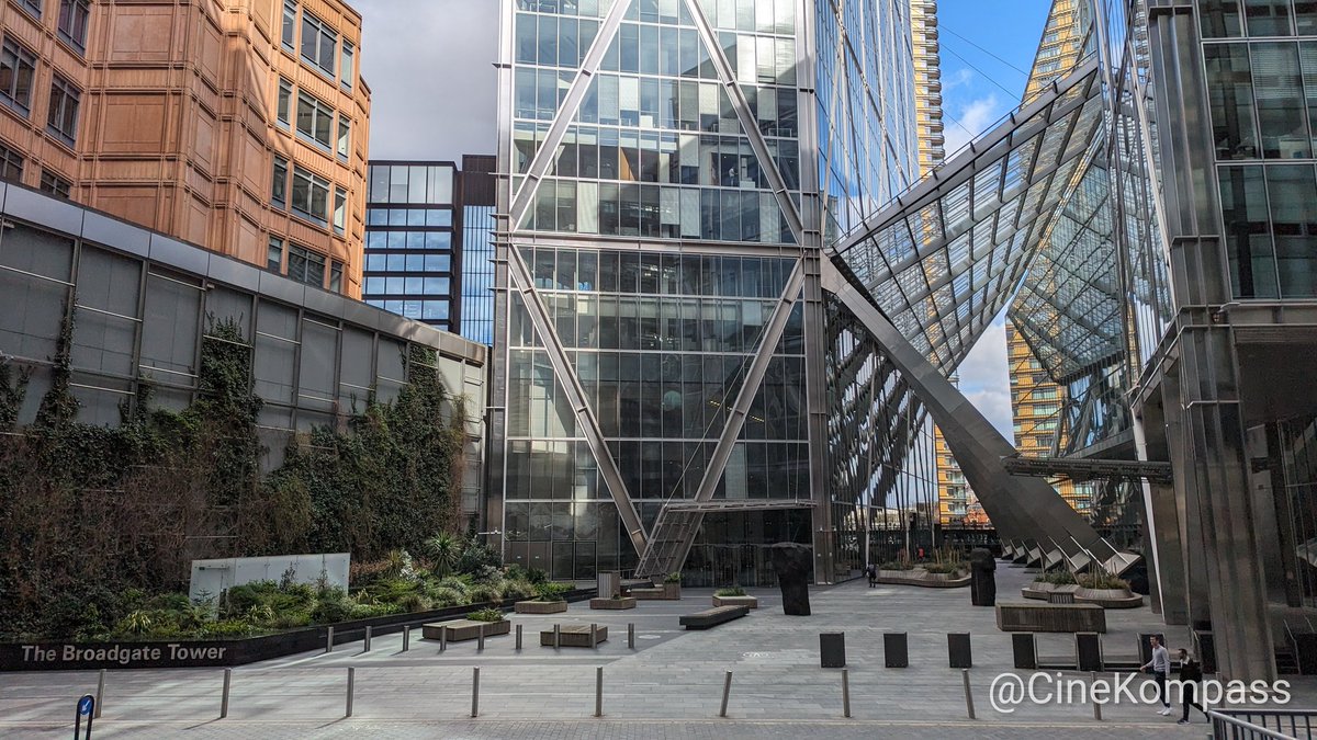 Went to Shanghai this morning. Kind of. The Broadgate Tower near Liverpool Street in London is where #JamesBond goes after Patrice in #Skyfall.