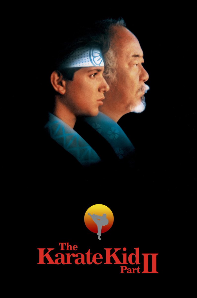 Just watched #Karate Kid II for family film night…corny but good wholesome fun! It said in the end credits that Karate Kid was produced with the permission of #DC Comics…who knew this was a DC movie!? 😳