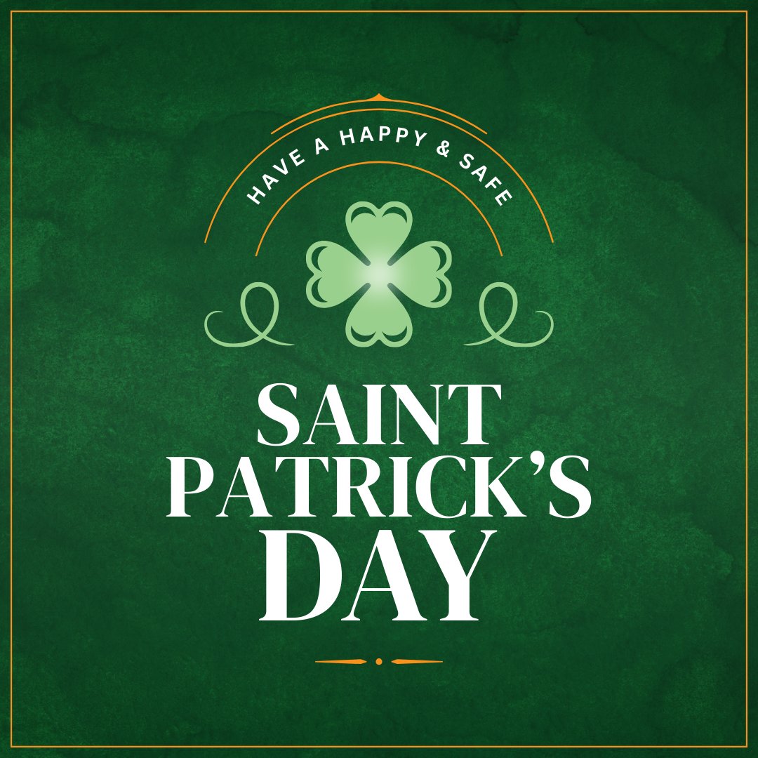 Saint Patty's Day checklist: 

Eat a shepherd's pie ✅ 
Drink plenty of fluids ✅ 
Wear something green ✅ 

💚 Wishing everyone a happy and safe Saint Patrick's Day! 💚 #lennaraustin