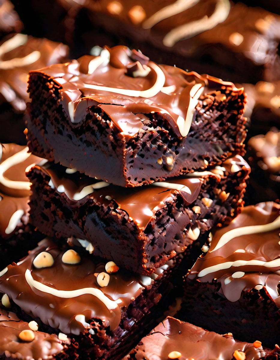 Chocolate Brownies #food #brownies #chocolatebrownies #cake #bakedconfection #sweet #ai #aifood #aiart #artificialintelligence #GenerativeAI