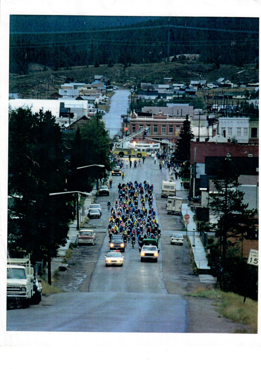 Our first 100 mile MTB race in August of 1994 ⛏️ Some things have changed over the years, but starting on 6th & Harrison remains the same. This year marks the 30th anniversary of the historic Race Across the Sky. How many years have you been riding with us? #LeadvilleLegendary