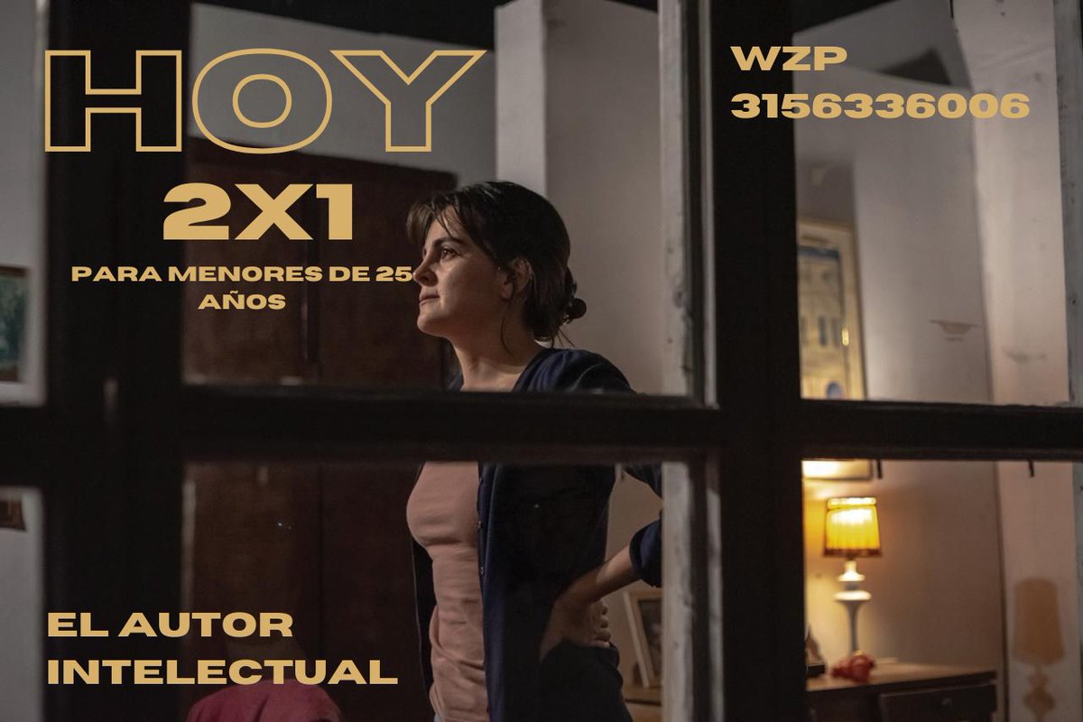 teatrolamaldita's tweet photo. #PROMO 2X1 MENORES DE 25 AÑOS #ElAutorIntelectual , en el marco de #festibienal
🎭 Sábado 8 pm. Domingo 6:30 pm.
📞9277092
📱 3156336006
📍Cra 19 # 45 A - 17 Palermo, Bogotá
https://t.co/Nj8dweg5lE
DIRECCIÓN Y DRAMATURGIA
@jorgehugomarin https://t.co/e6RNmdTrmA