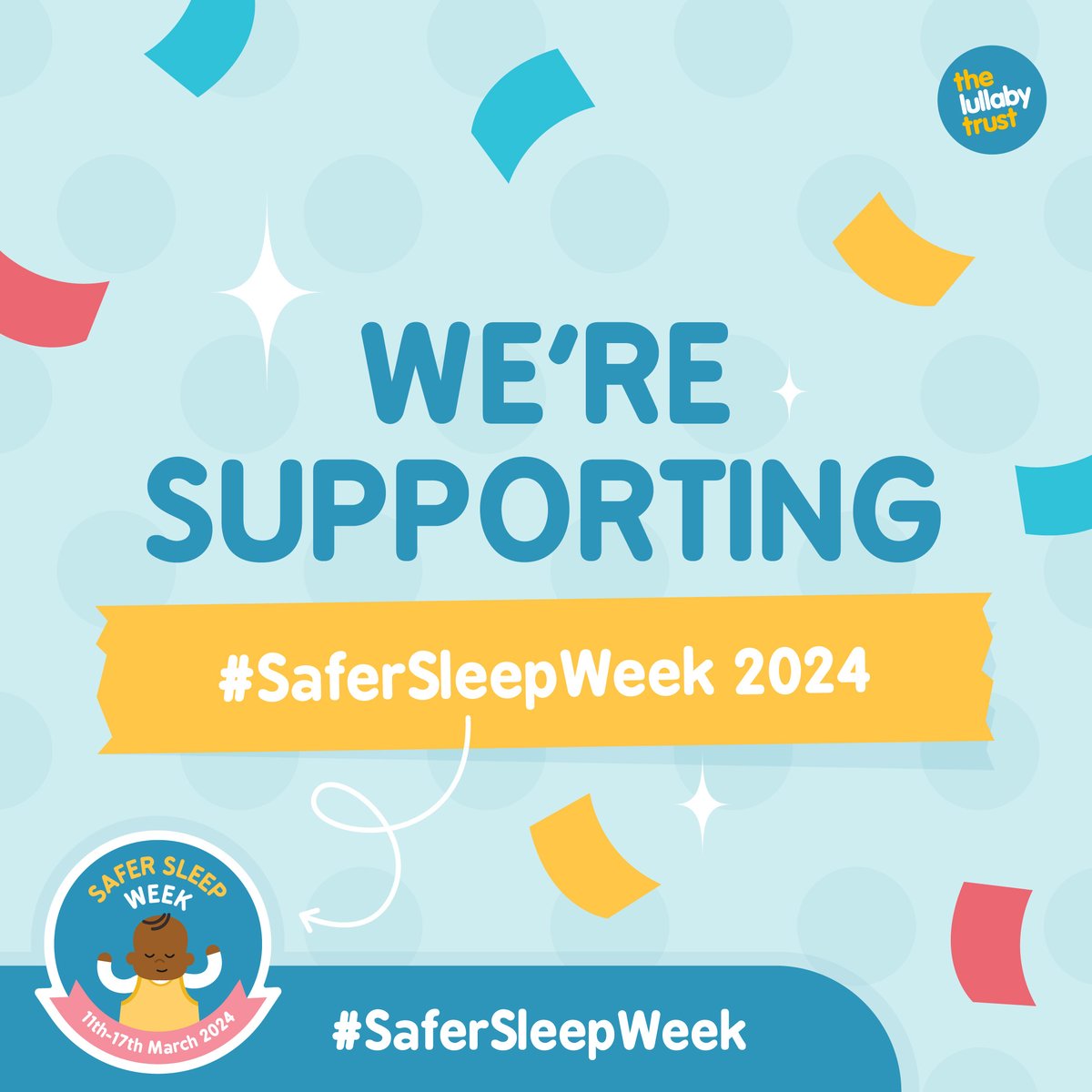 Did you know that a baby's sleep area should be clear?  Take a look at  @LullabyTrust's information about how the safest cot is a clear cot: tinyurl.com/PVlltclr229. #TheSafestPlace #SaferSleepWeek #WorcestershireHour