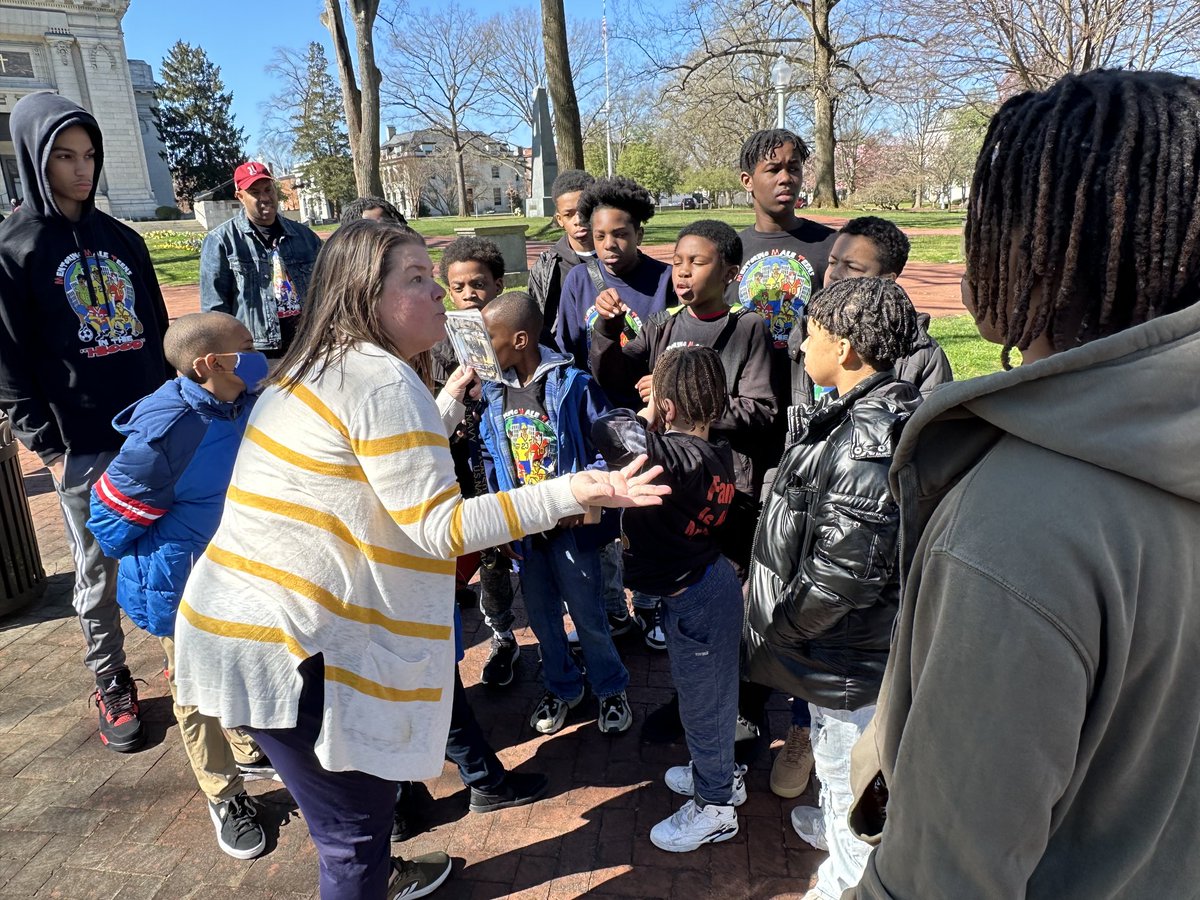 Mentoring Male Teens in the Hood visits the Naval Academy on March 16, 2024.