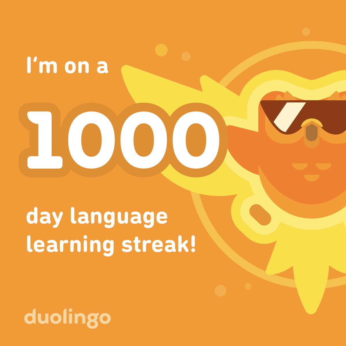 Well I’m a way off fluent, but after 1000 days I can ask for a gluten free pizza and wine. So I’d say job done 👍🏻🙌🏻 <a href="/duolingoUK/">Duolingo 🇬🇧</a>