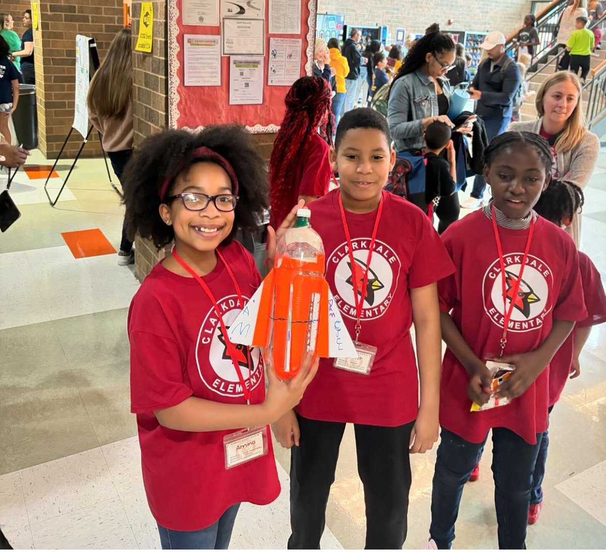dwan_jones's tweet photo. Great job, Cardinals! We couldn't be prouder of Clarkdale's Science Olympiad team at the Regional Elementary Science Olympiad at Hillgrove HS today! A very special
THANK YOU to our ESO coaches, Ms. Adkins, Ms. Denhart, and Mr. Roper!
You rock! @MrRoper77 @the_learningden https://t.co/RZPprNk2DQ