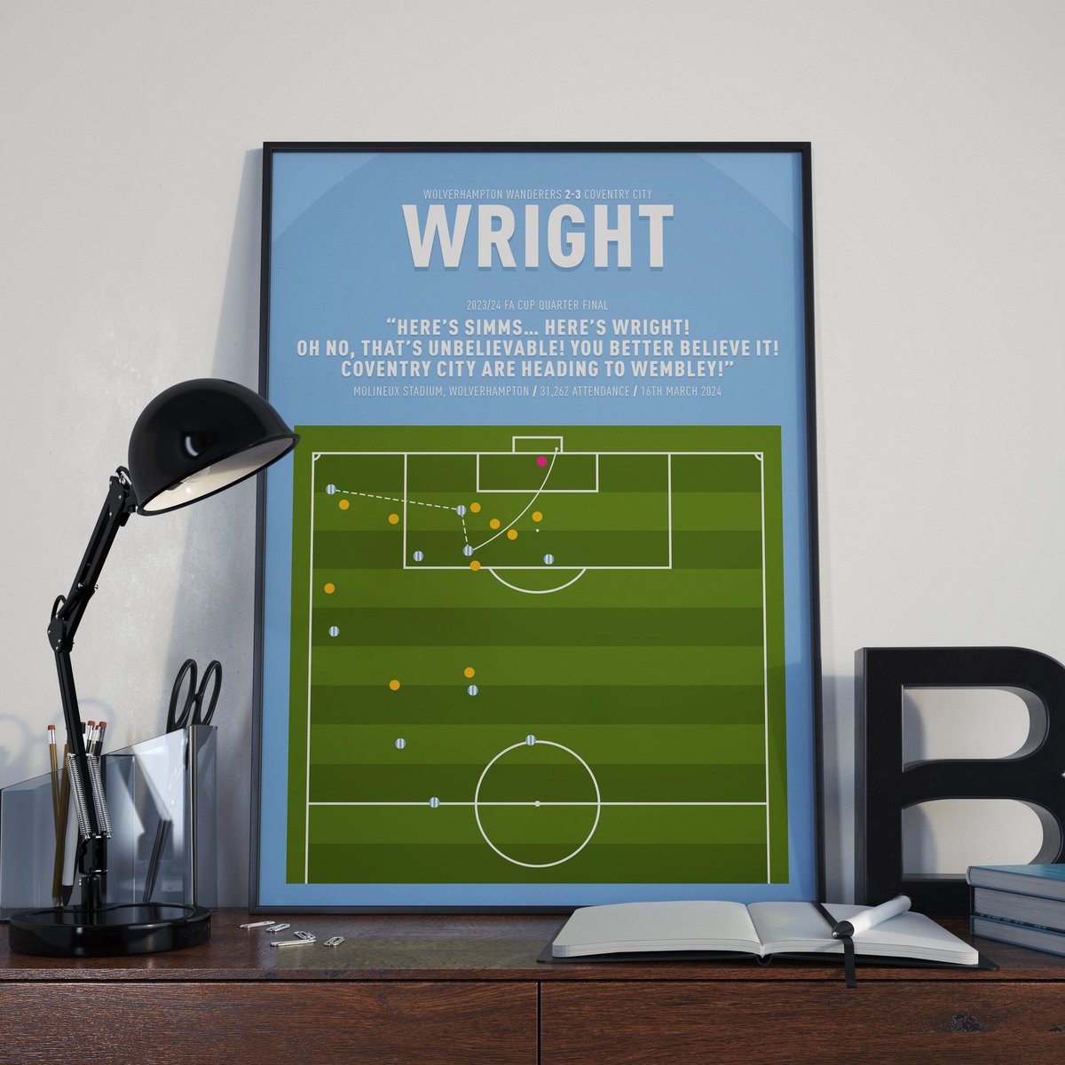 TheSkyBlueHub's tweet photo. I’ve teamed up with @PixelPrintDZN to giveaway this Coventry City print to one lucky Sky Blues fans.

To enter:

👊 Follow @TheSkyBlueHub and @PixelPrintDZN 
🔁 RT This tweet

Winner announced next Saturday at 8pm. 

#CCFC #PUSB #Wembley #SkyBlueArmy https://t.co/bwJrniqGpA