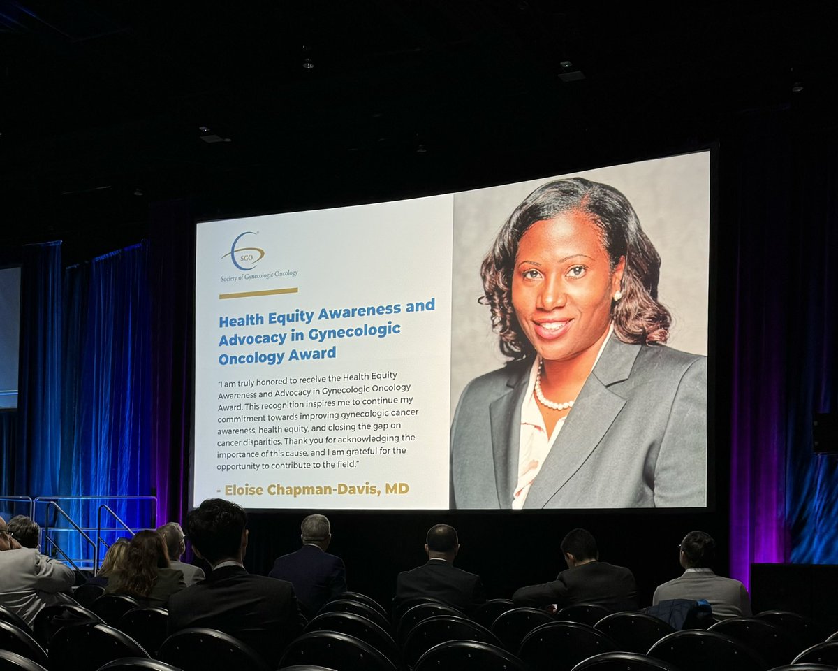 Congratulations to an amazing leader and friend! I am always inspired by your work and directions you lead in many areas - research DIHE initiatives mentoring admin…. Always mission driven @Ellachapmd @SGO_org #SGOMtg