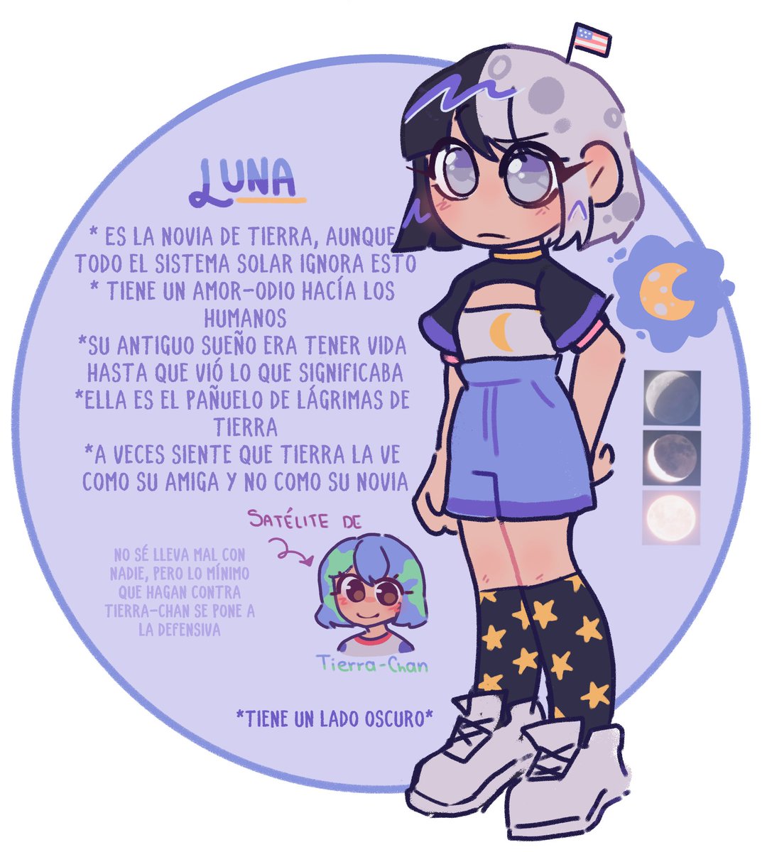 Luna-Chan!! 🌔 
-
-
#Earthchan #Moonchan #Tierrachan #Lunachan #planethumans