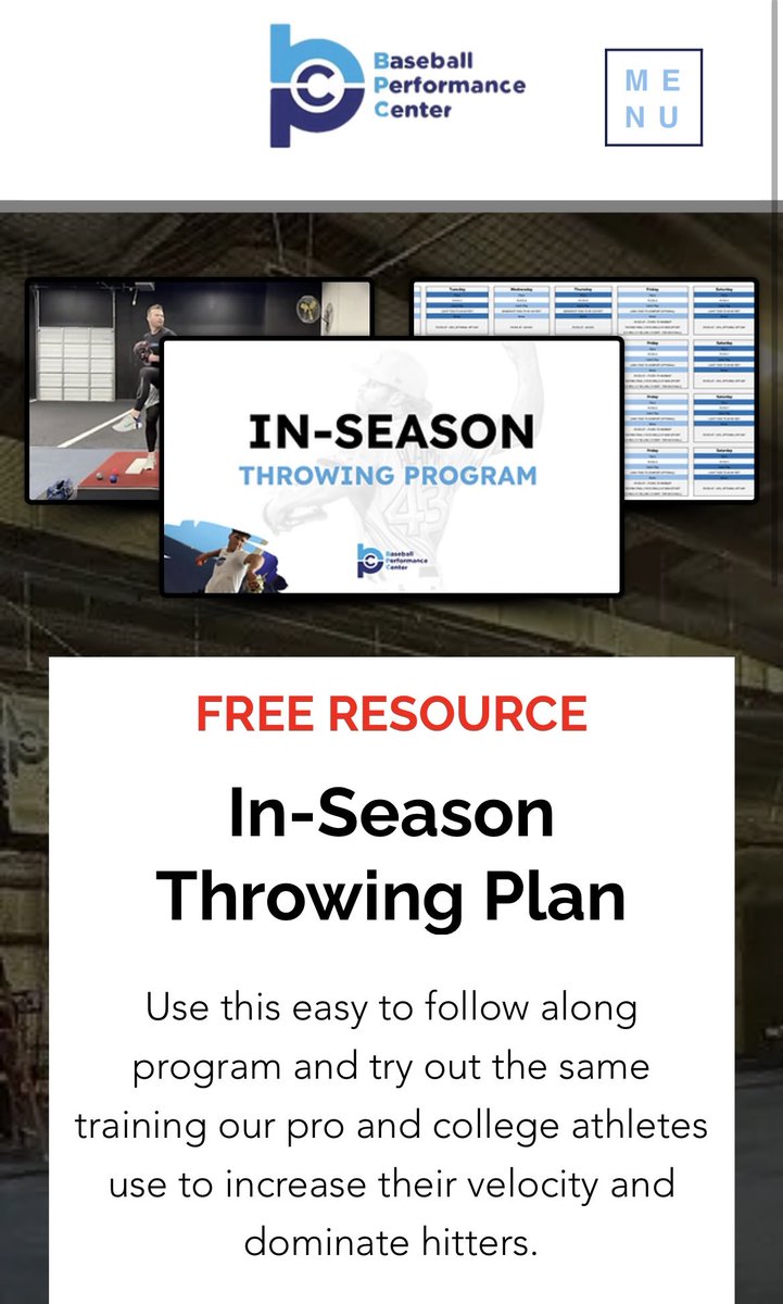 Pro, College, and High School season will all be underway in a few weeks. If you need help with IN-SEASON throwing structure, click the link below for a FREE program. #Develop thebpcsj.com/in-season-thro…