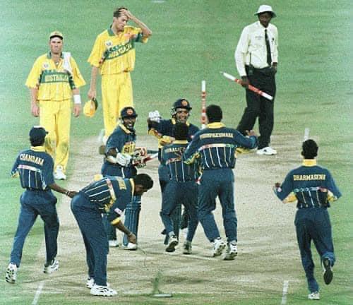 On this very day in 1996, Sri Lanka etched its name in cricketing history by clinching the ICC Cricket World Cup! 🌏🏆

What are your memories of that historic win?   
Where were you when you witnessed Sri Lanka become World Champions?

#96Legends #SLC #lka #CricketWorldCup