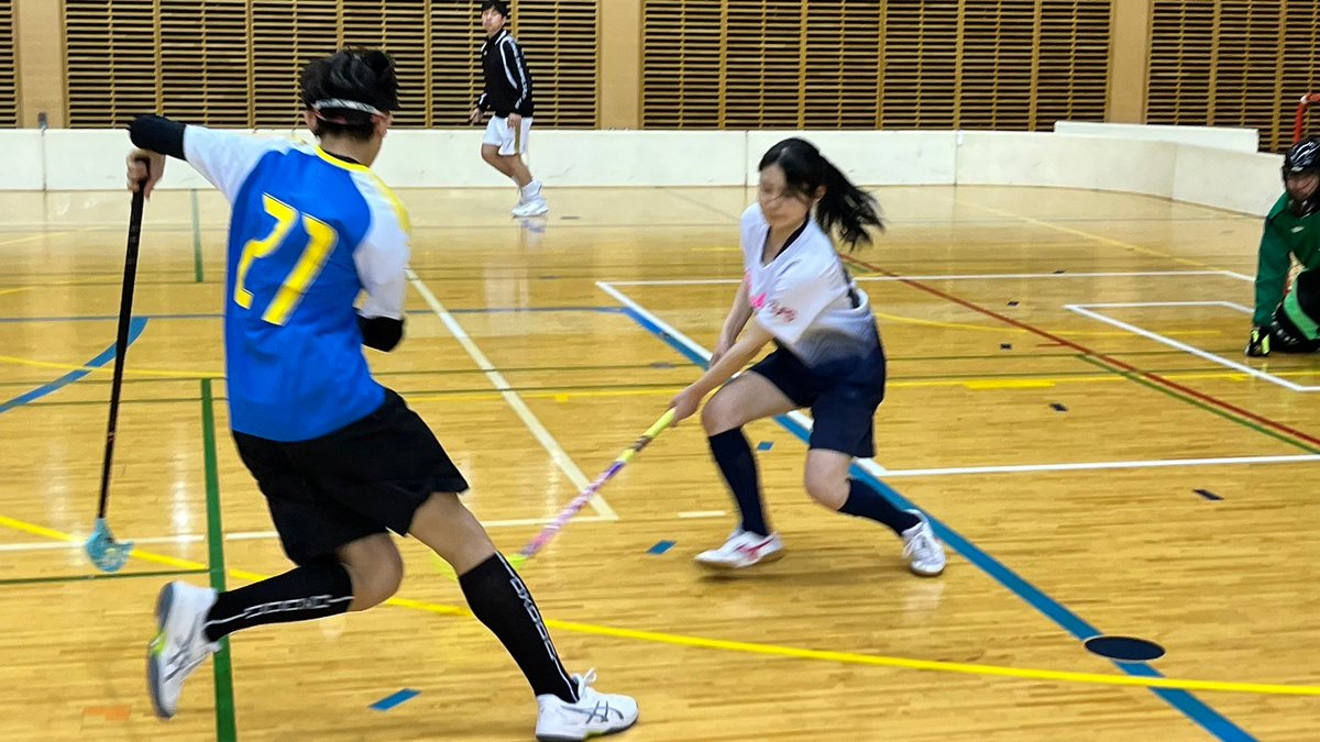 tufs_floorball's tweet photo. 昨日は第11回ミニフロアボール大会に参加させていただきました！
なんとそこで記念すべきサークル創設以来初勝利を達成しました！！
創設から4年もかかってしまいましたが、今後もっと強くなれるようこれからも練習頑張っていきます！！！
対戦してくださった皆様 ありがとうございました🙇 https://t.co/8bC6tTTYQp