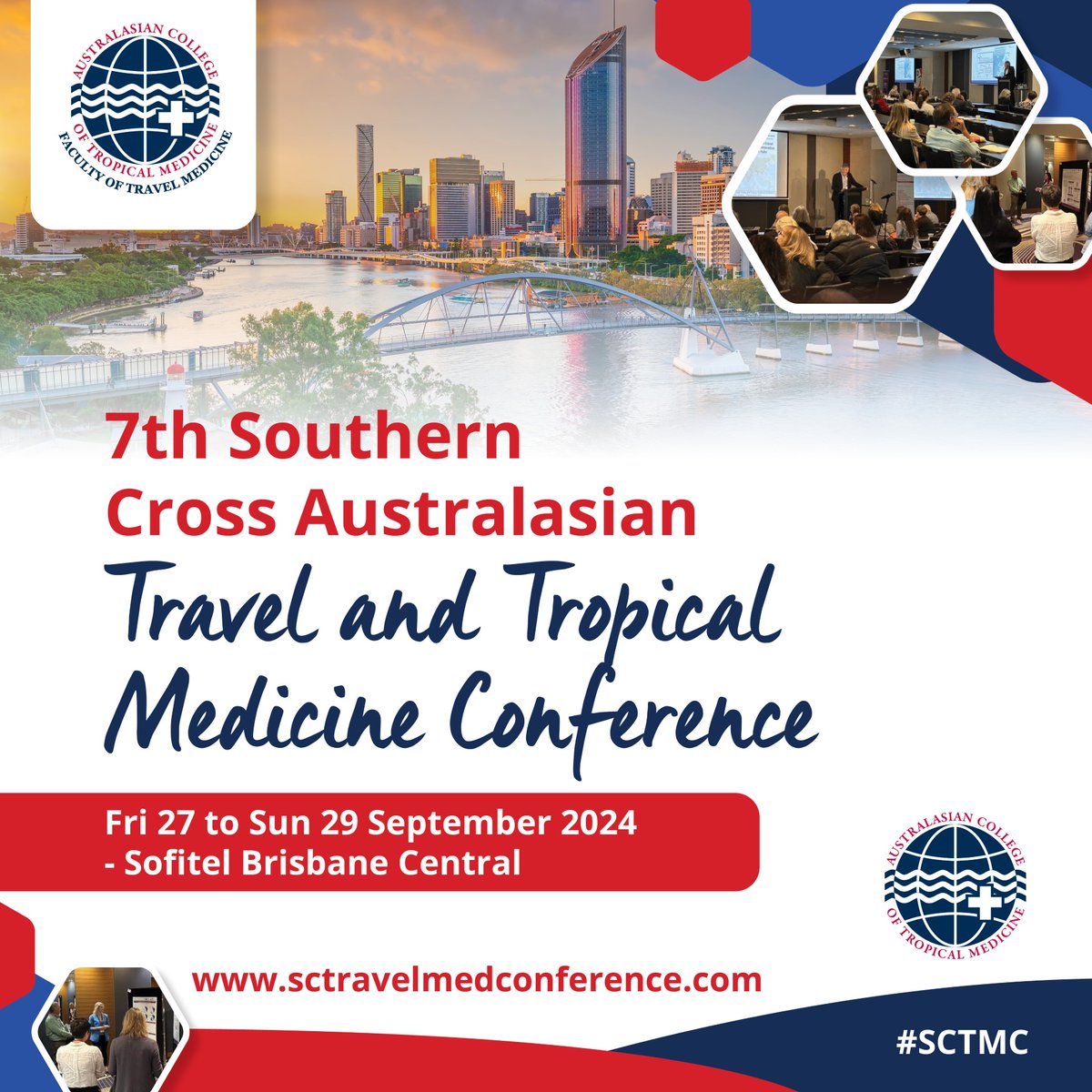 Join us in Brisbane for the 7th Southern Cross Australasian Travel and Tropical Medicine Conference. We will be hosting the ever-popular workshops on Practice of Travel Medicine, Yellow Fever, One Health.#onehealth # travelmed