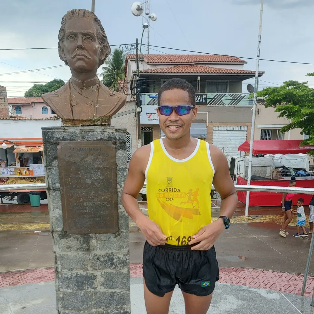 Corrida do poeta , corrida na cidade de Cabaceiras, pense numa corrida boa com direito a RP nos 5 km 🏃‍♂️🏃‍♂️