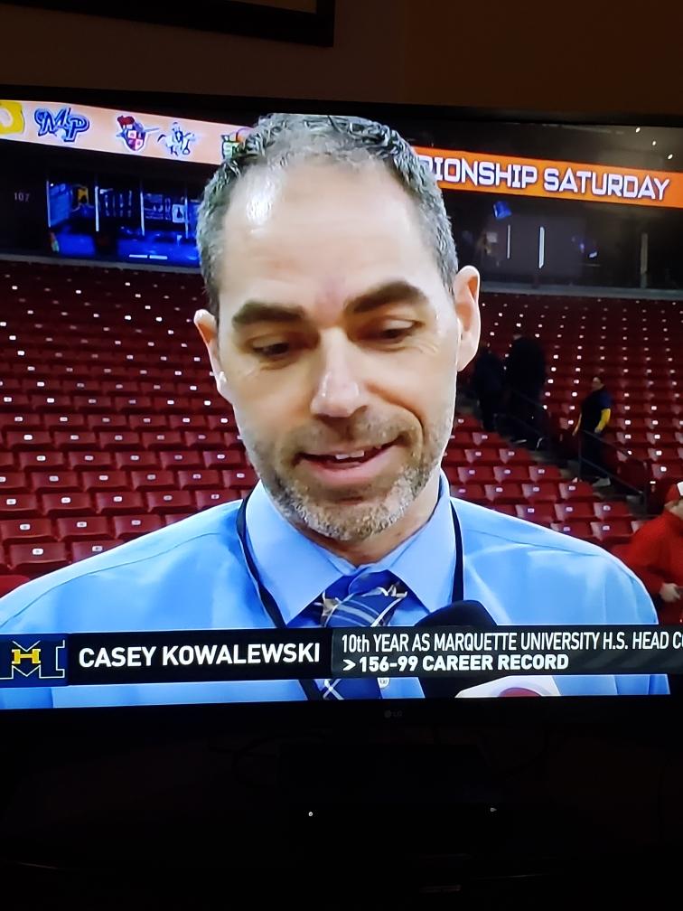 Congratulations to  Coach Casey Kowalewski and the <a href="/MUHSBasketball/">MUHS Basketball</a> team on winning the 2024 WIAA State Championship!  #proudalum