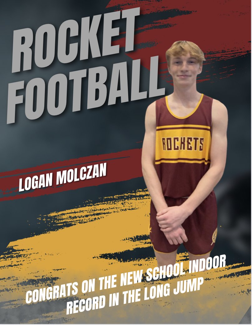 Congrats Logan on breaking the indoor track long jump record.