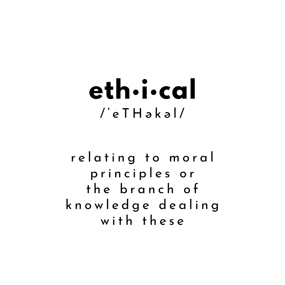 What does it mean to be ethical?
Ethical comes from the Greek ethos "moral character" &amp; describes a person or behaviour as right in the moral sense "truthful, fair, and honest."

#ethical #eorthhome #myeorth #ethicalpractices #ethicalbusinesspractices