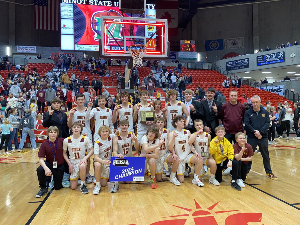 minottournament's tweet photo. 1st place and the State Champions: Westhope/Newburg Sioux

#TheB #NDHSAA #NDPreps https://t.co/AhcW2ROGor