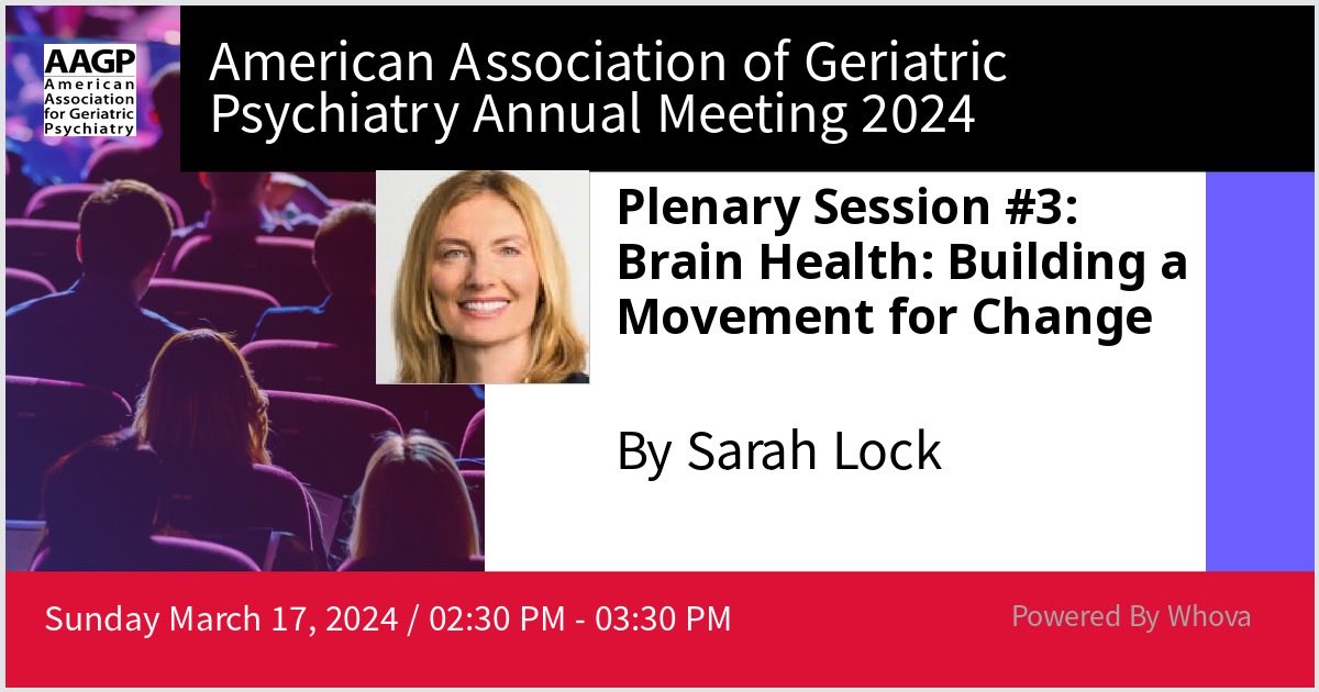 Excited to talk #brainhealth with ⁦@GeriPsyc⁩ tomorrow!