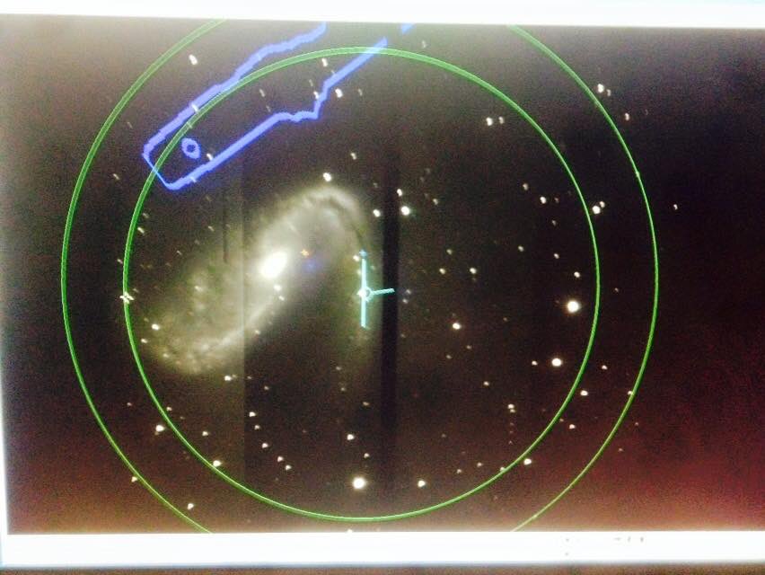 9 years ago today, operating the largest telescope in the world and aligning a spectrograph slit for a spectrum of a supernova.