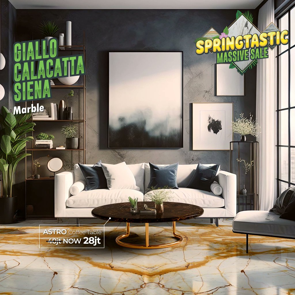 HamparanStone's tweet photo. SPRINGTASTIC MASSIVE SALE Brings MASSIVE DEALS on a Great Variety of NATURAL STONE Products!!

https://t.co/PRjKqMhjDk

#HamparanStone #SpringtasticMassiveSale #GialloCalacattaSiena https://t.co/EfOYzKY2IG