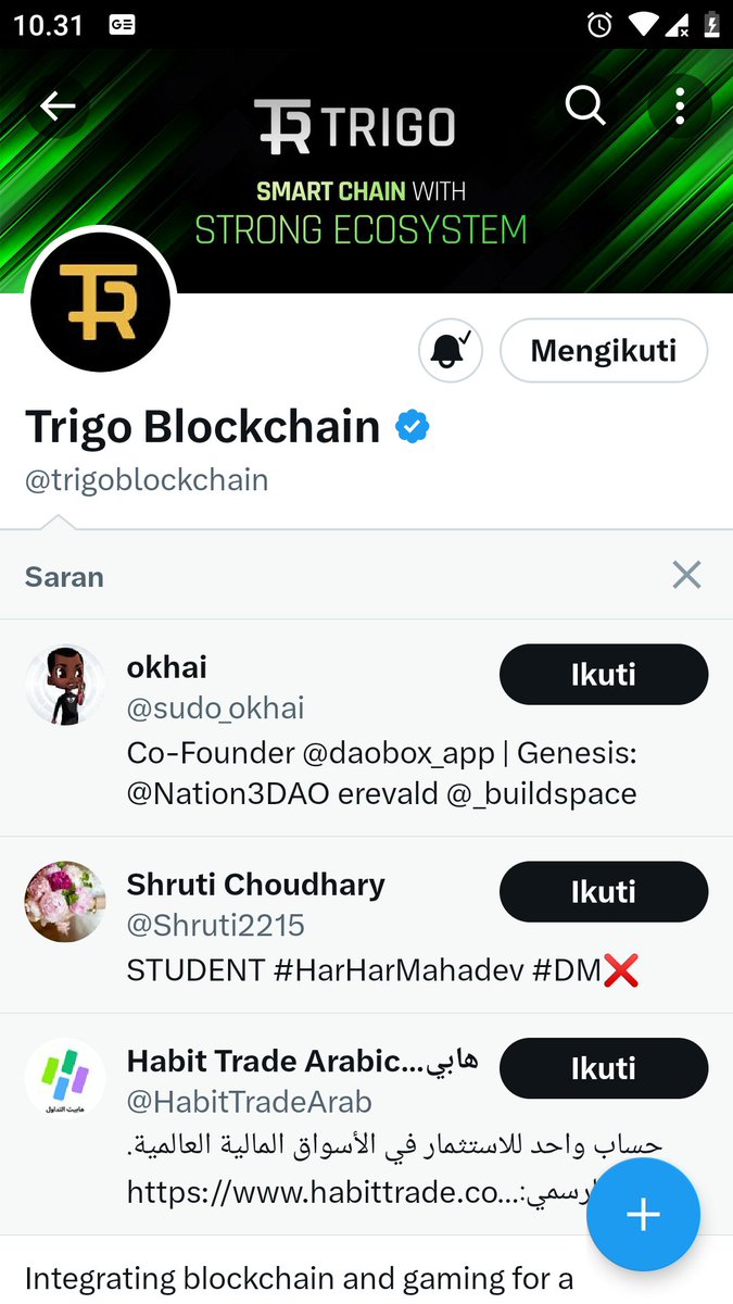 Acong_fi's tweet photo. @jihanicorn @earnwithsapna @trigoblockchain @TechCryptoAnlst Done https://t.co/Rpe86GaZi4