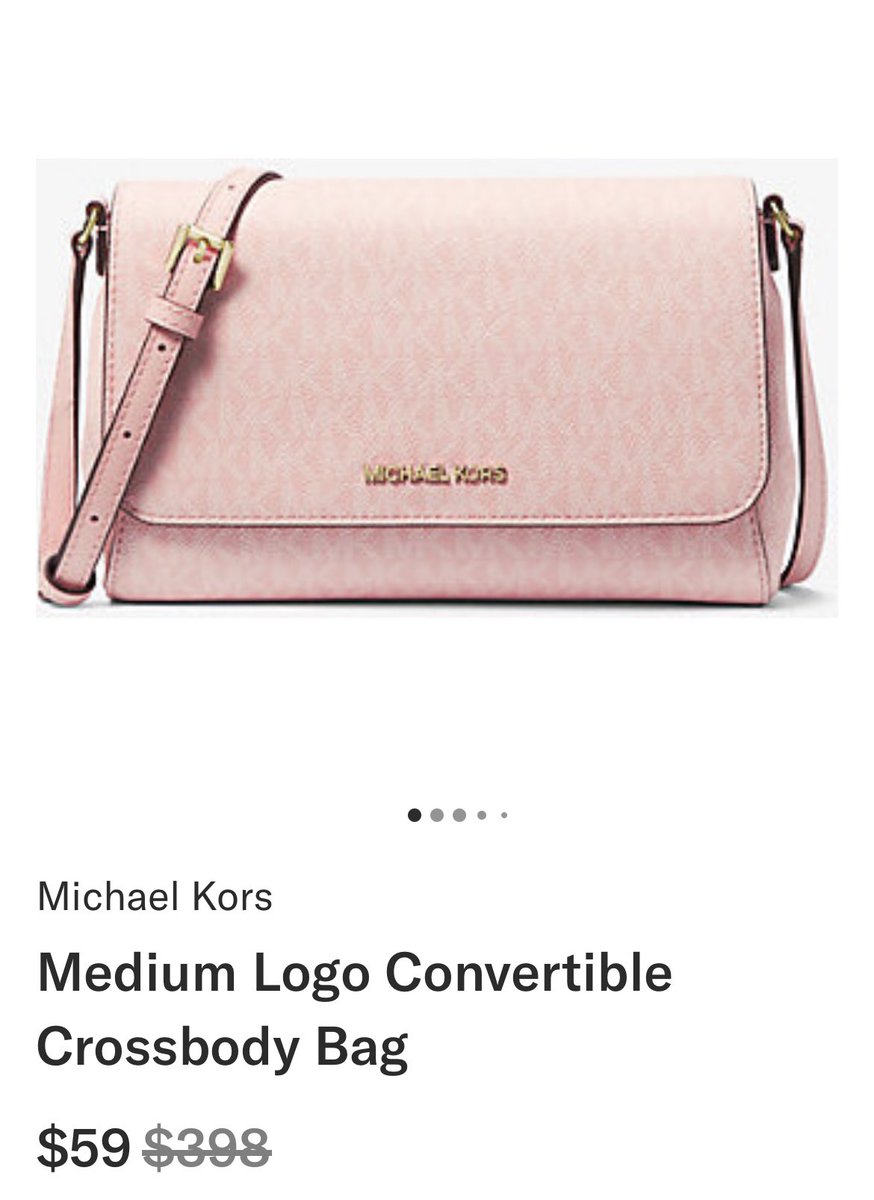 $59‼️ Michael Kors Medium Logo Convertible crossbody bag‼️. Was $398!!! 

shopstyle.it/l/b9fhP    (Ad)